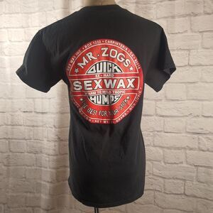 Mr Zogs Sexwax Womens Small Logo T-Shirt Quick Humps Carpinteria California